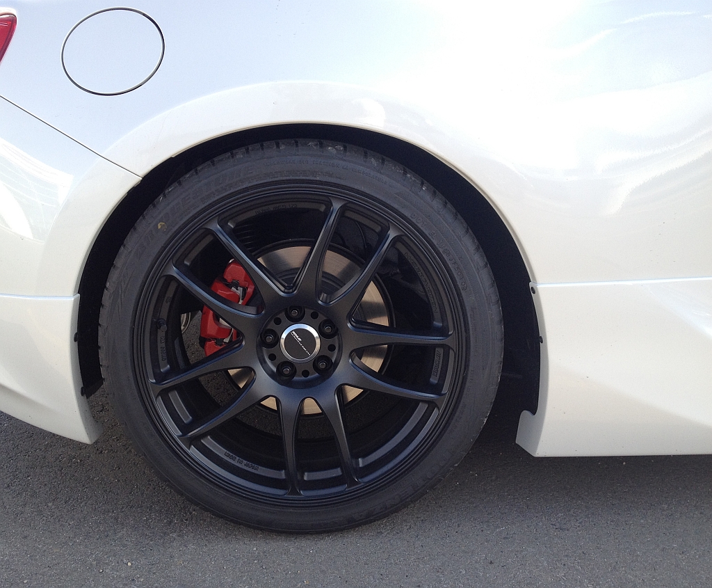 photo 7 Scion FR-S custom wheels Work Emotion CR-Kiwami 18x8.5, ET +38, tire size 225/40 R18. x ET 245/35 R