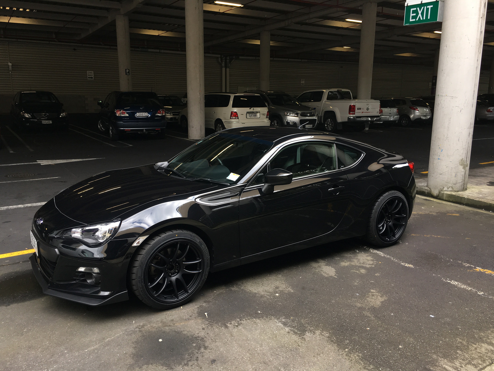 photo 4 Subaru BRZ custom wheels Work Kiwami 18x9.5, ET +38, tire size 235/40 R18. x ET