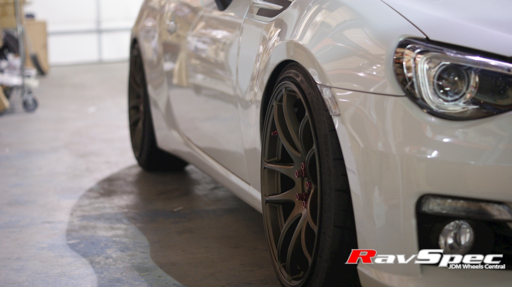 photo 4 Subaru BRZ custom wheels Work Kiwami 19x9.5, ET +38, tire size 225/40 R19. x ET