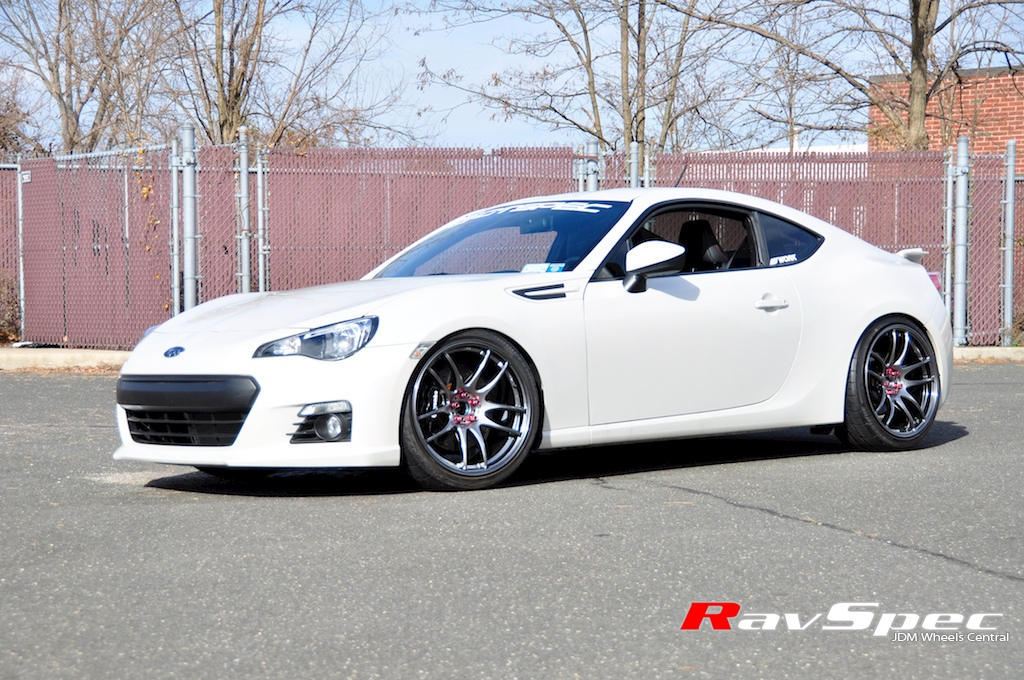 photo 5 Subaru BRZ custom wheels Work Kiwami 19x9.5, ET +38, tire size 225/40 R19. x ET