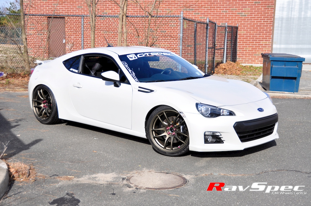 photo 6 Subaru BRZ custom wheels Work Kiwami 19x9.5, ET +38, tire size 225/40 R19. x ET