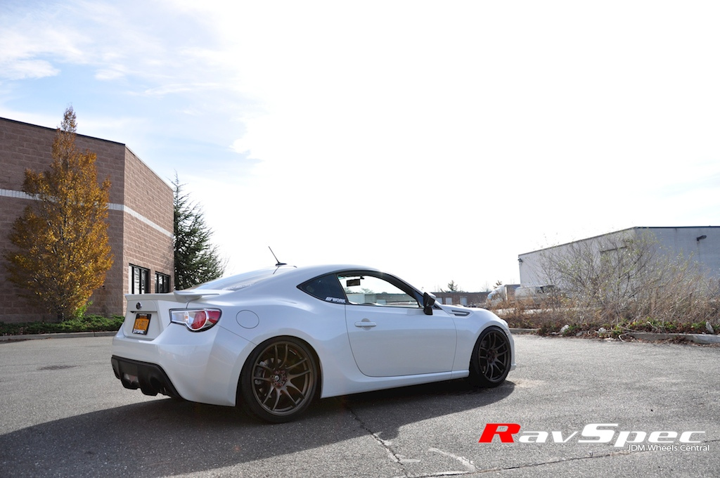 photo 8 Subaru BRZ custom wheels Work Kiwami 19x9.5, ET +38, tire size 225/40 R19. x ET