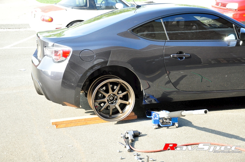 photo 3 Scion FR-S custom wheels Work Emotion XD9 18x9.0, ET +38, tire size X R18. 18x10.0 ET+18
