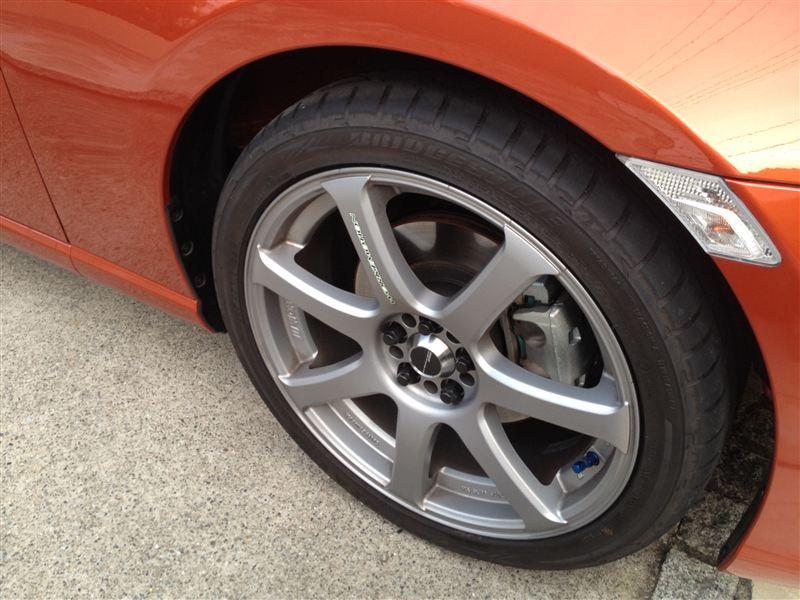 photo 1 Scion FR-S custom wheels Work Emotion XT7 18x7.5, ET +48, tire size X R18. 18x7.5 ET+42