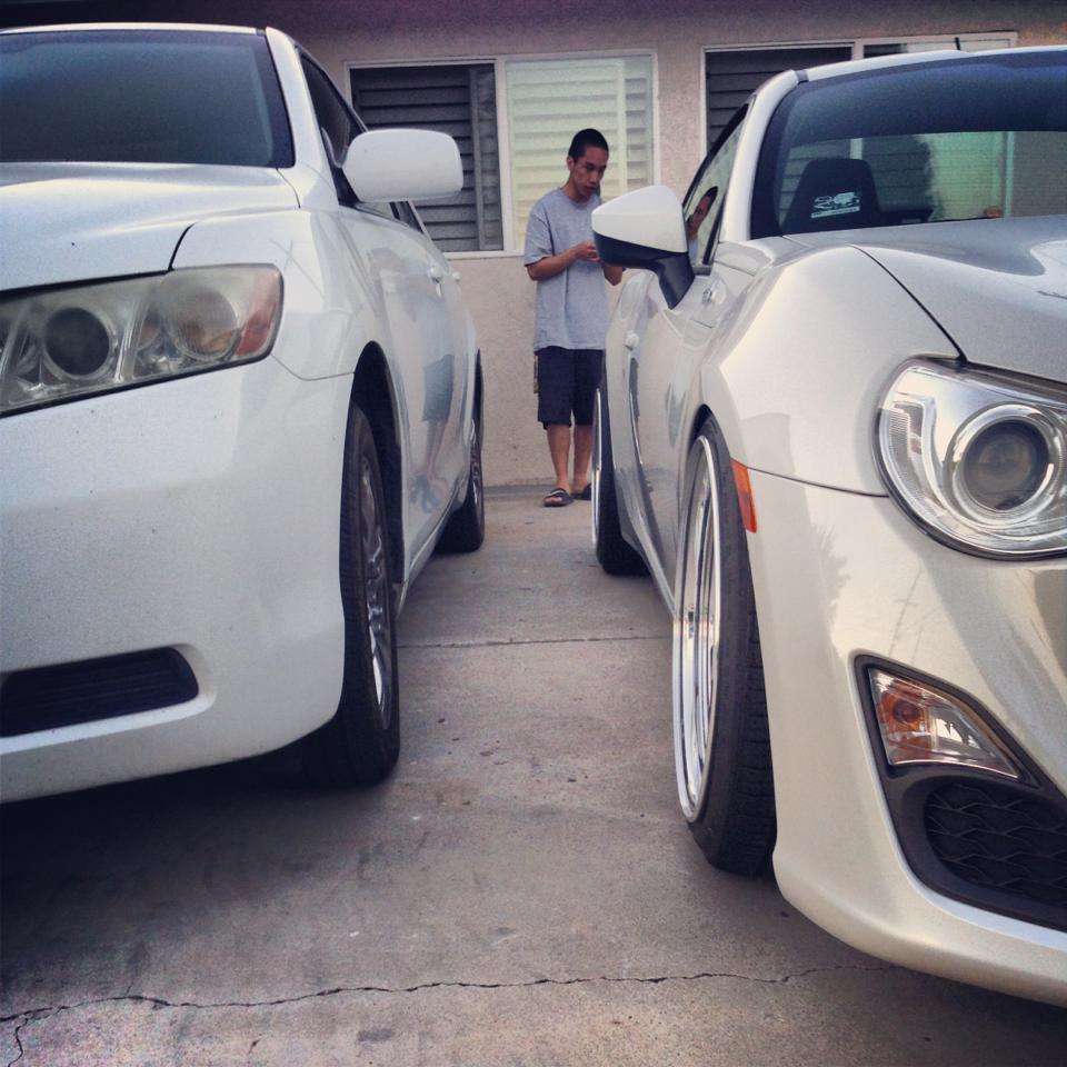 photo 2 Scion FR-S custom wheels Work Meister S1 3-Pc 18x9.5, ET +29, tire size X R18. 18x9.5 ET+24 