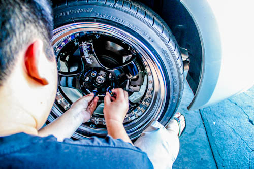 photo 5 Scion FR-S custom wheels Work Meister S1 3-Pc 18x9.5, ET +29, tire size X R18. 18x9.5 ET+24 