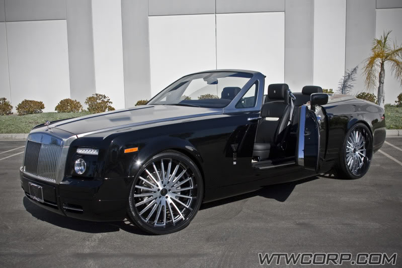 photo 7 Rolls-Royce Phantom Drophead Coupe custom wheels Giovanna Sicily 26x, ET , tire size X R26. x ET 