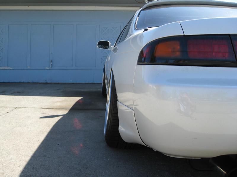 photo 2 Nissan S14 custom wheels Work Meister S1 3pc 18x9.5, ET +1, tire size 215/40 R18. 18x10.5 ET+12 245/40 R18