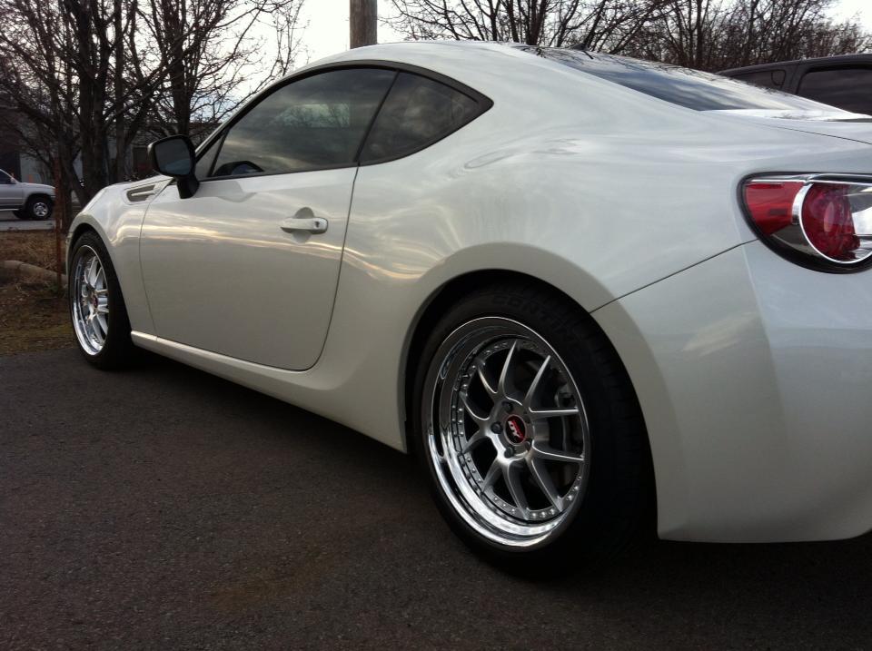 photo 2 Scion FR-S custom wheels Yoshihara Design Champion 18x8.0, ET +30, tire size 225/40 R18. 18x9.0 ET+35 235/40 R18