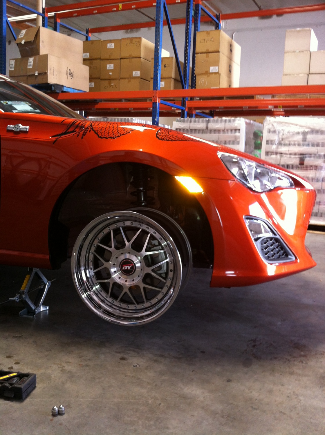 photo 5 Subaru BRZ custom wheels Yoshihara Design DY-37C 18x9.0, ET +35, tire size X R18. x ET