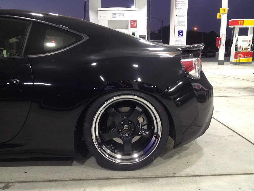 photo 1 Scion FR-S custom wheels Yoshihara Design DY-D5C 18x9.0, ET +35, tire size 225/40 R18. x ET 