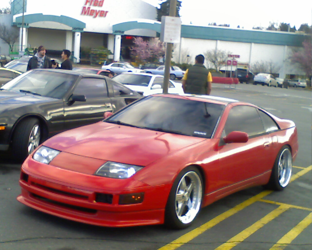photo 5 Nissan 300ZX 2-seat custom wheels WORK Equip 18x9.0, ET +20, tire size 235/40 R18. 18x10.0 ET+22 275/35 R18
