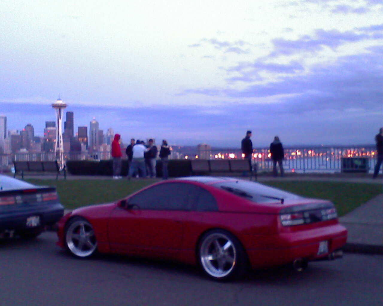 photo 8 Nissan 300ZX 2-seat custom wheels WORK Equip 18x9.0, ET +20, tire size 235/40 R18. 18x10.0 ET+22 275/35 R18