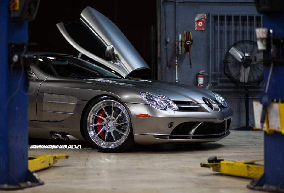 photo 6 Mercedes-Benz SLR McLaren custom wheels ADV10R Track Spec CS 20x10.0, ET , tire size X R20. 21x12.5 ET 
