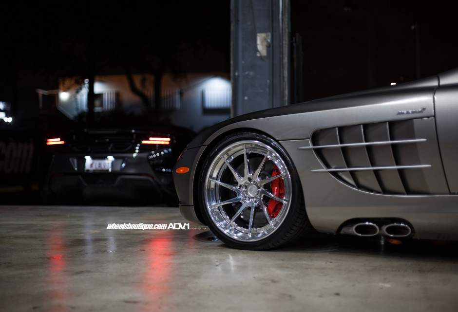 photo 17 Mercedes-Benz SLR McLaren custom wheels ADV10R Track Spec CS 20x10.0, ET , tire size X R20. 21x12.5 ET 