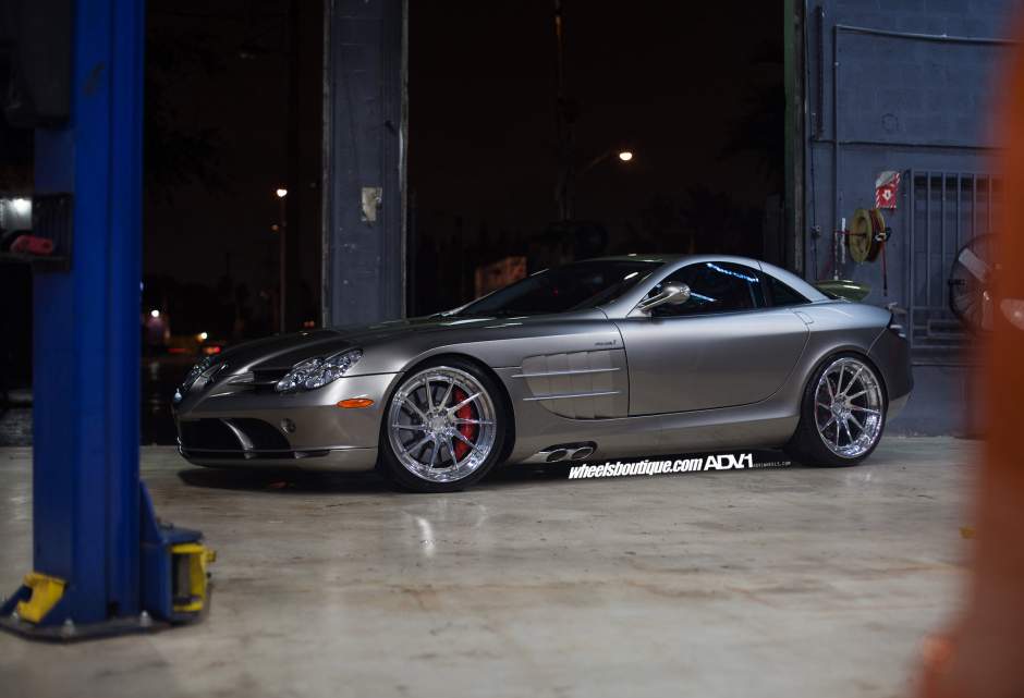 photo 21 Mercedes-Benz SLR McLaren custom wheels ADV10R Track Spec CS 20x10.0, ET , tire size X R20. 21x12.5 ET 
