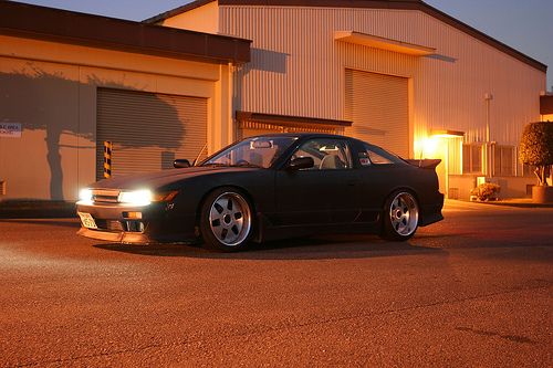 photo 1 Nissan S13 custom wheels Work Wheels Euroline 18x9.0, ET 0, tire size 225/40 R18. 18x10.0 ET+20 235/40 R18