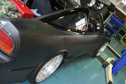 photo 2 Nissan S13 custom wheels Work Wheels Euroline 18x9.0, ET 0, tire size 225/40 R18. 18x10.0 ET+20 235/40 R18