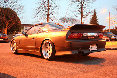 photo 4 Nissan S13 custom wheels Work Wheels Euroline 18x9.0, ET 0, tire size 225/40 R18. 18x10.0 ET+20 235/40 R18