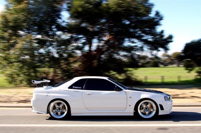 photo 1 Nissan R31-R34 Skyline GT-R custom wheels Work Meister S1 20x10.5, ET +6, tire size 275/30 R20. 20x10.5 ET-7 