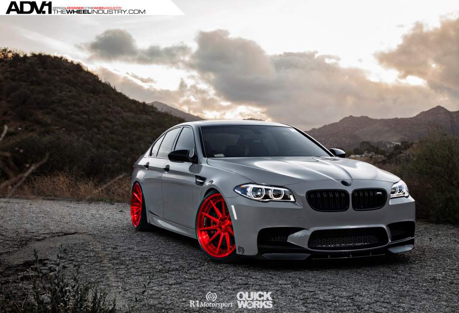 photo 5 BMW M5 custom wheels ADV.1 10 Track Spec SL 21x10.0, ET , tire size X R21. 21x11.0 ET 
