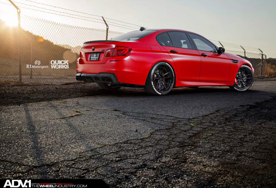 photo 2 BMW M5 custom wheels ADV.1 5.2 Track Spec SL 21x10.0, ET , tire size X R21. 21x11.0 ET 