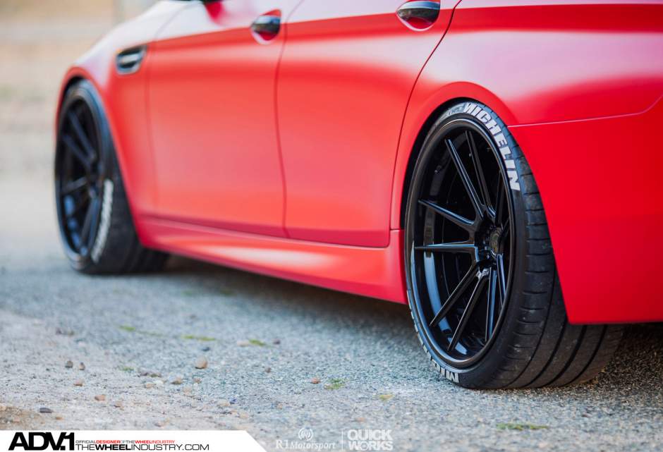 photo 6 BMW M5 custom wheels ADV.1 5.2 Track Spec SL 21x10.0, ET , tire size X R21. 21x11.0 ET 