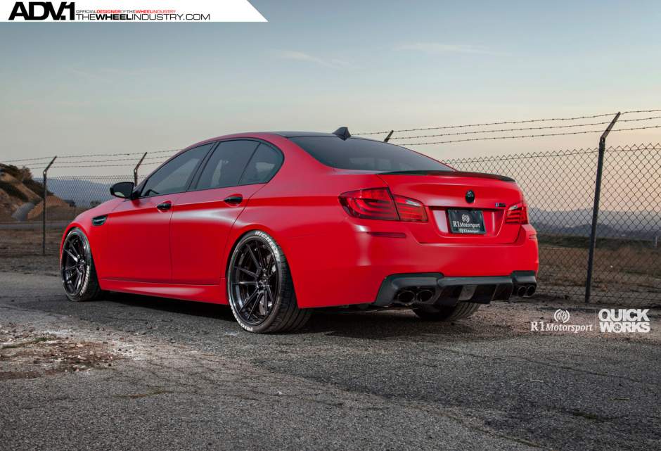 photo 7 BMW M5 custom wheels ADV.1 5.2 Track Spec SL 21x10.0, ET , tire size X R21. 21x11.0 ET 