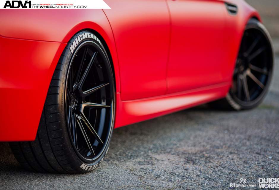photo 8 BMW M5 custom wheels ADV.1 5.2 Track Spec SL 21x10.0, ET , tire size X R21. 21x11.0 ET 