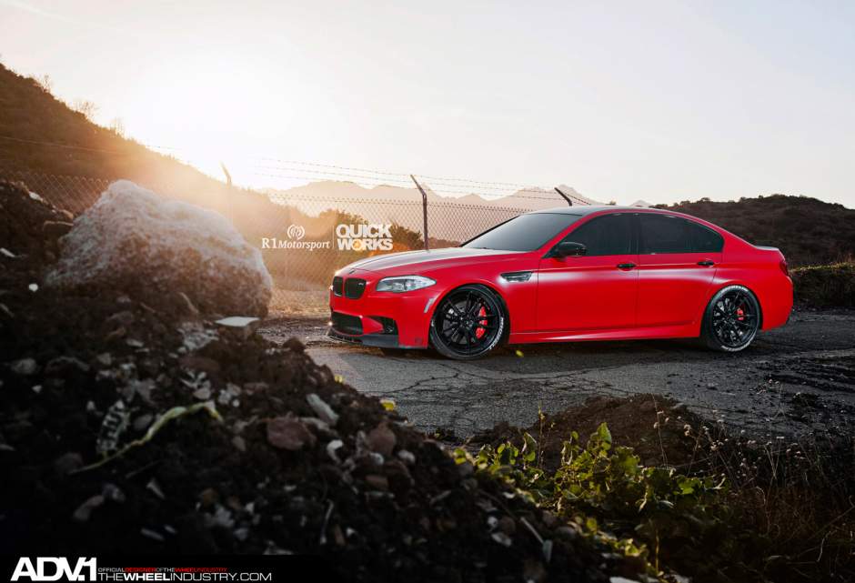 photo 9 BMW M5 custom wheels ADV.1 5.2 Track Spec SL 21x10.0, ET , tire size X R21. 21x11.0 ET 