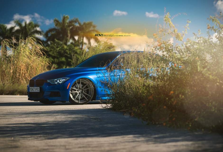 photo 2 BMW 335 custom wheels ADV.1 5.2MV2SL x, ET , tire size X R. x ET 