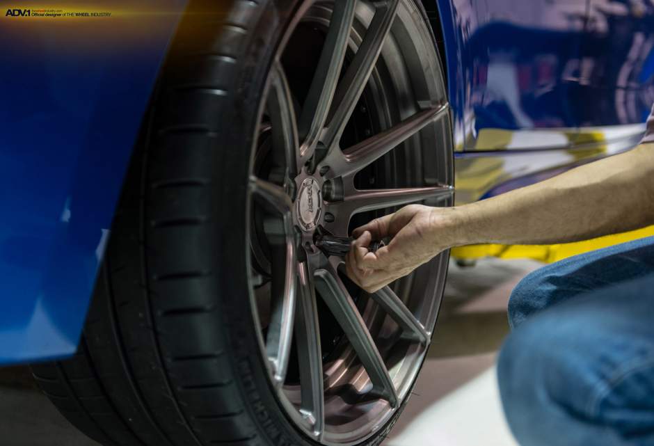 photo 1 BMW 335 custom wheels ADV.1 5.2MV2SL x, ET , tire size X R. x ET 