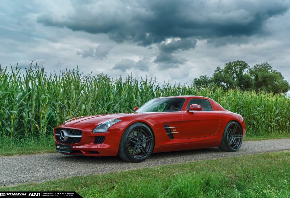photo 5 Mercedes-Benz SLS AMG custom wheels ADV.1 05 MV2 CS 20x9.5, ET , tire size X R20. 21x11.0 ET