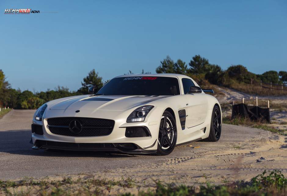 photo 5 Mercedes-Benz SLS AMG custom wheels ADV.1 05TSSL 20x9.5, ET , tire size X R20. 21x12.0 ET 