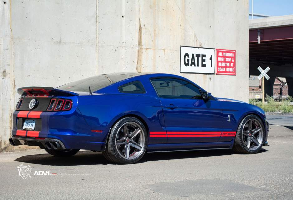 photo 6 Ford Shelby GT500 custom wheels ADV.1 5 Track Spec CS 20x10.0, ET , tire size X R20. 20x11.0 ET 