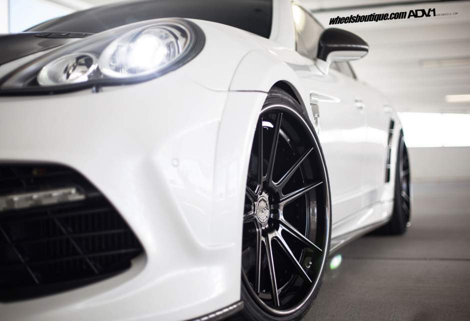 photo 7 Porsche Panamera custom wheels ADV.1 5.2 Track Spec SL 22x10.0, ET , tire size X R22. 22x12.5 ET 