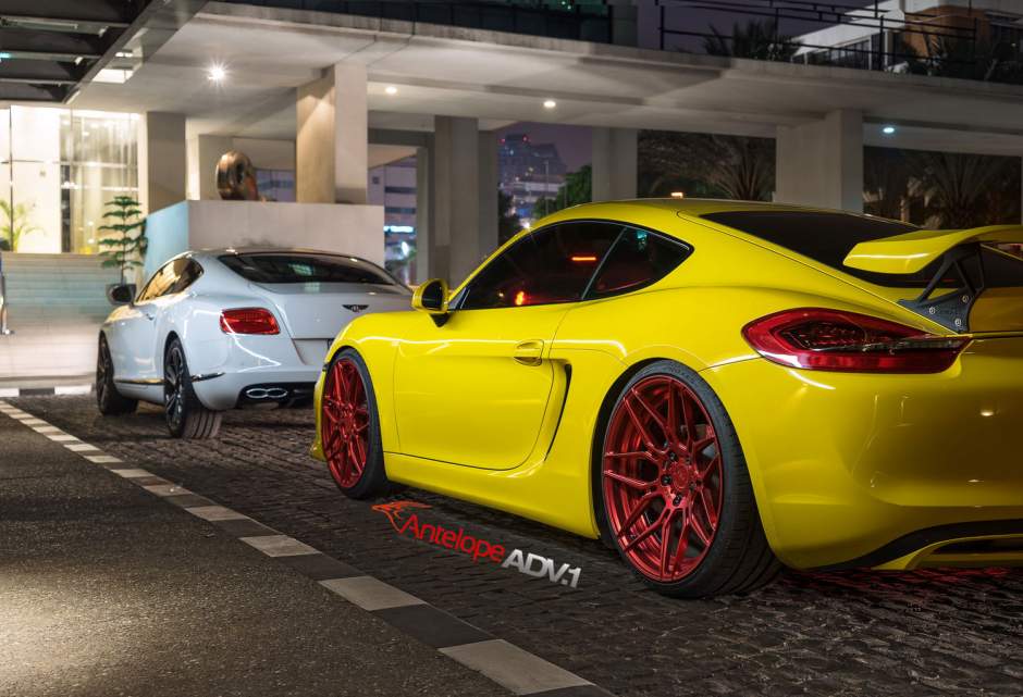 photo 2 Porsche Cayman custom wheels ADV.1 7 MV2 CS 20x9.0, ET , tire size X R20. 20x12.0 ET 