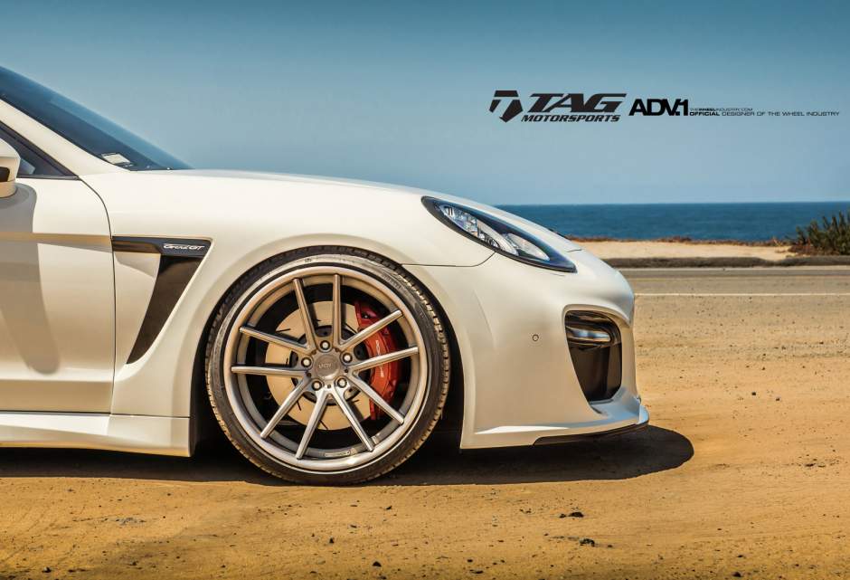 photo 9 Porsche Panamera custom wheels ADV.1 5.2 Deep Concave SL 22x10.0, ET , tire size X R22. 22x12.0 ET