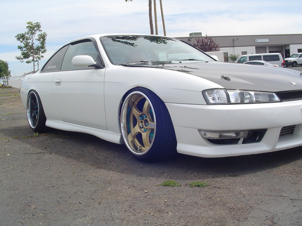 photo 3 Nissan S14 custom wheels Rays Engineering Gram Lights 57Pro 18x10.0, ET +2, tire size 215/40 R18. x ET 225/40 R