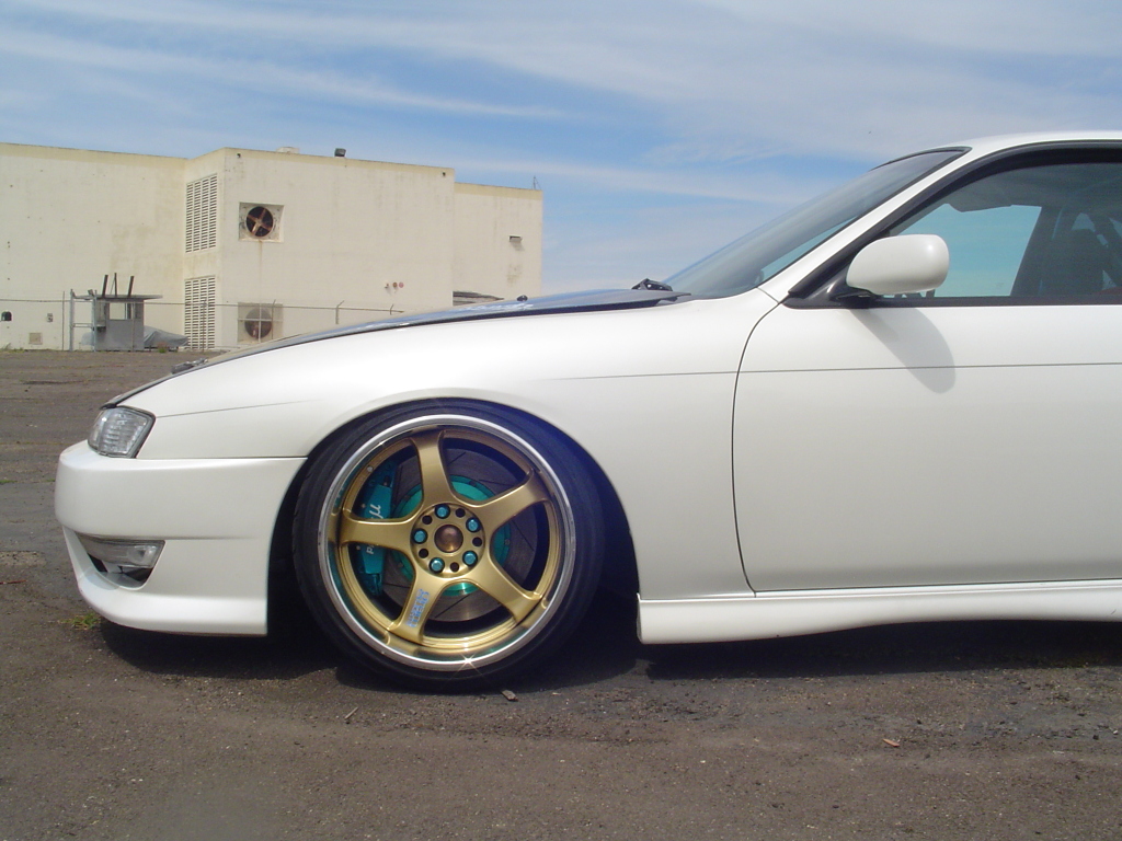 photo 5 Nissan S14 custom wheels Rays Engineering Gram Lights 57Pro 18x10.0, ET +2, tire size 215/40 R18. x ET 225/40 R