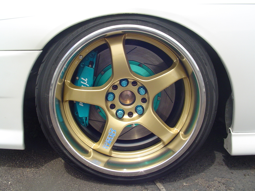 photo 6 Nissan S14 custom wheels Rays Engineering Gram Lights 57Pro 18x10.0, ET +2, tire size 215/40 R18. x ET 225/40 R