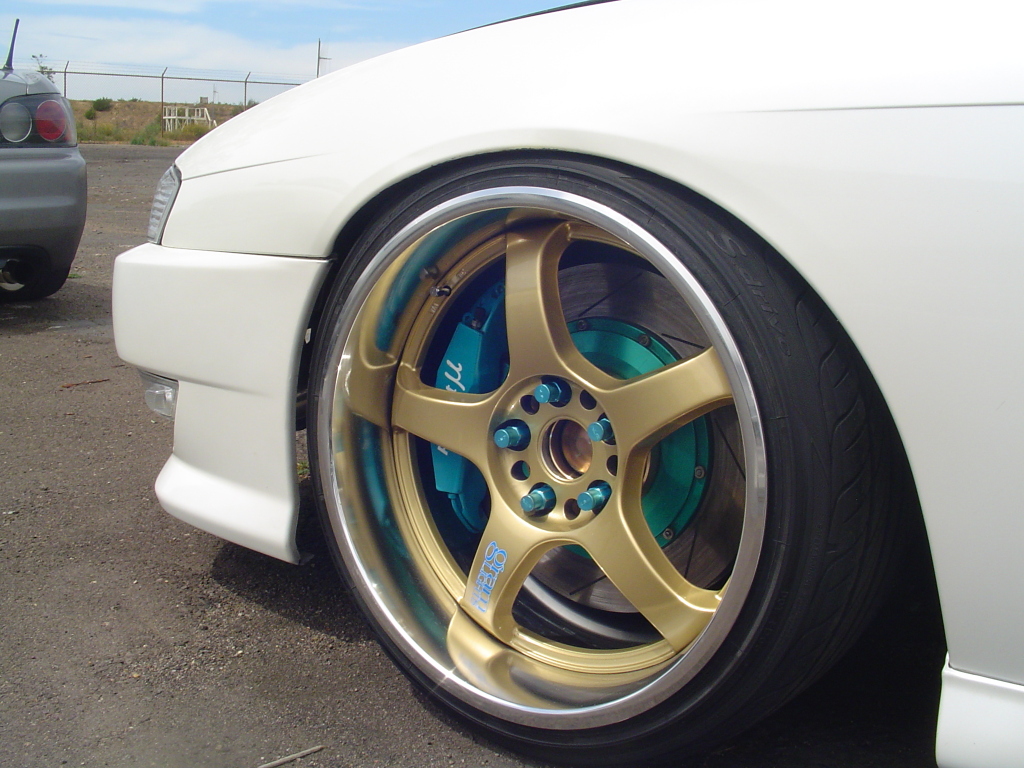 photo 7 Nissan S14 custom wheels Rays Engineering Gram Lights 57Pro 18x10.0, ET +2, tire size 215/40 R18. x ET 225/40 R