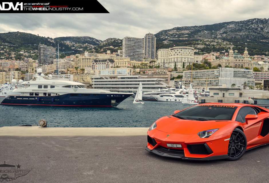photo 4 Lamborghini Aventador custom wheels ADV.1 5.0MV2CS 21x9.5, ET , tire size X R21. 22x12.5 ET