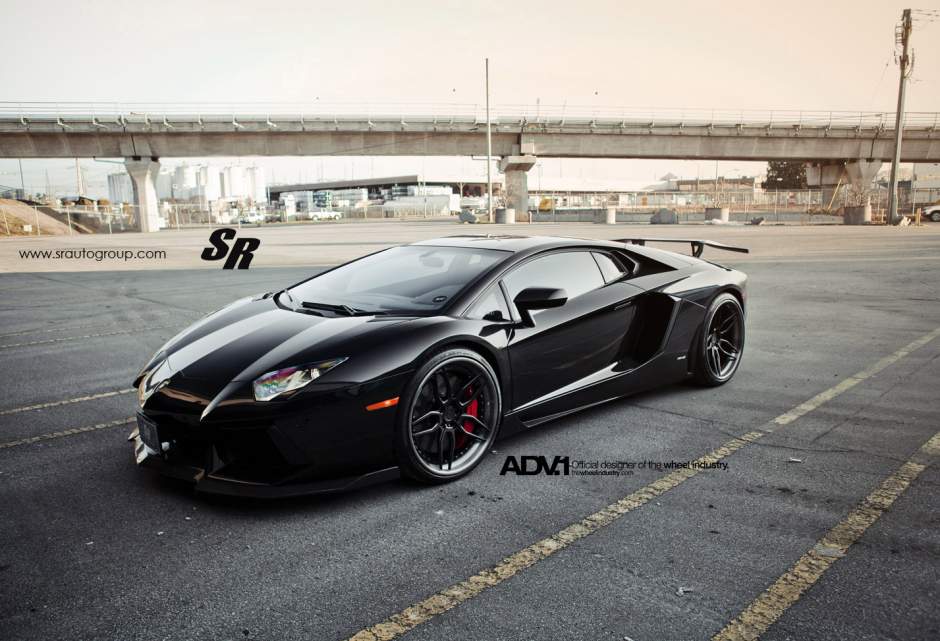 photo 4 Lamborghini Aventador custom wheels ADV.1 005TSSL 21x9.5, ET , tire size X R21. 22x12.5 ET