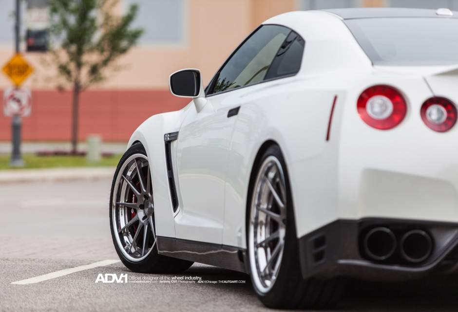 photo 6 Nissan GT-R custom wheels ADV.1 10 Track Spec 21x10.5, ET , tire size X R21. 21x12.5 ET