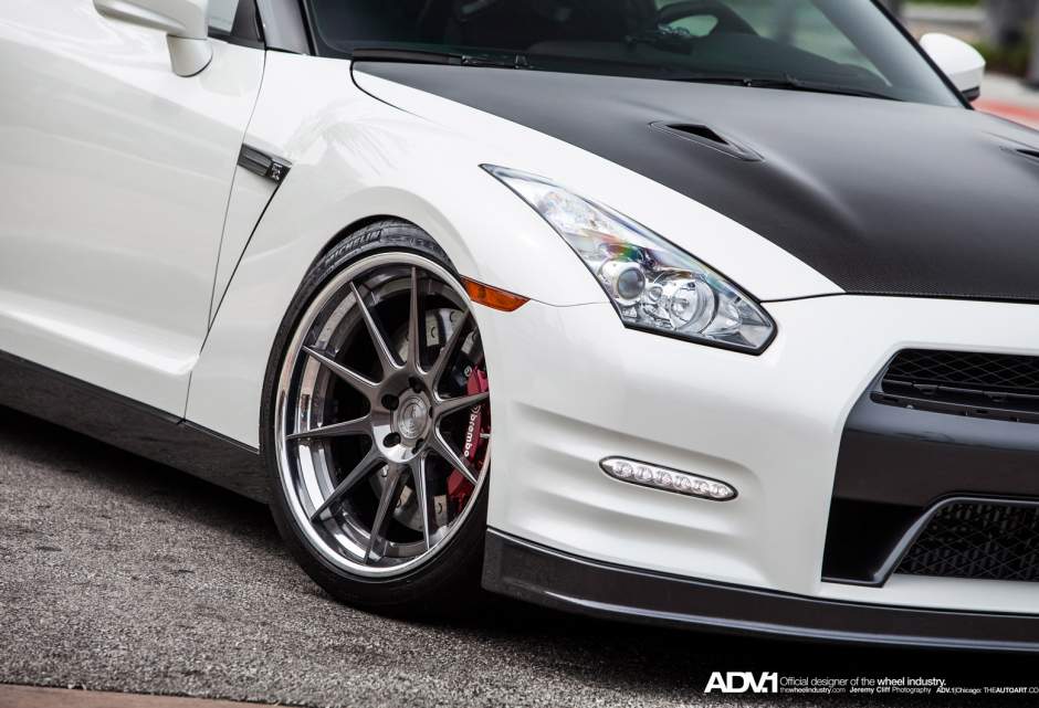 photo 1 Nissan GT-R custom wheels ADV.1 10 Track Spec 21x10.5, ET , tire size X R21. 21x12.5 ET