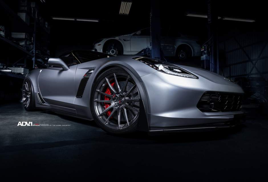 photo 2 Chevrolet Corvette custom wheels ADV.1 6.2 MV1 CS 19x10.0, ET , tire size X R19. 20x13.0 ET 