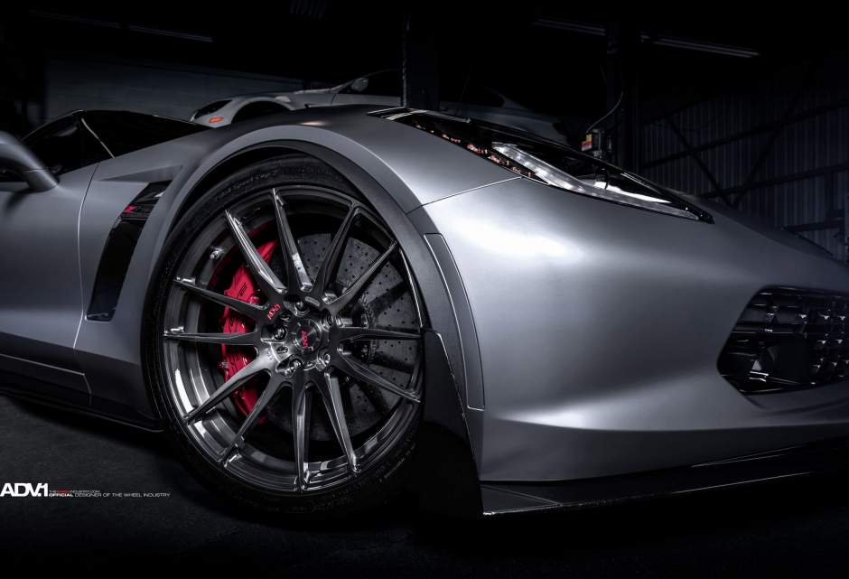 photo 1 Chevrolet Corvette custom wheels ADV.1 6.2 MV1 CS 19x10.0, ET , tire size X R19. 20x13.0 ET 
