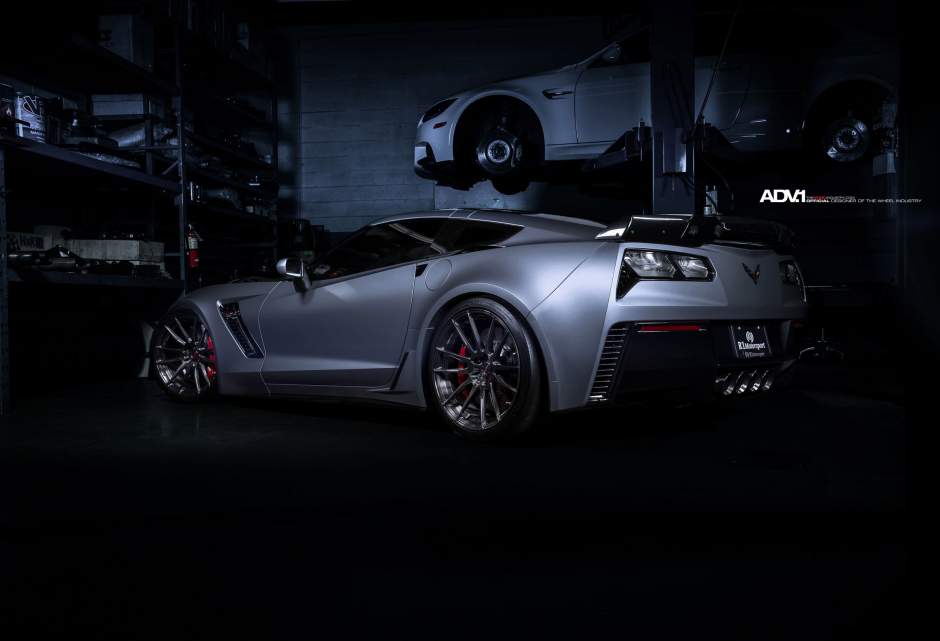 photo 4 Chevrolet Corvette custom wheels ADV.1 6.2 MV1 CS 19x10.0, ET , tire size X R19. 20x13.0 ET 