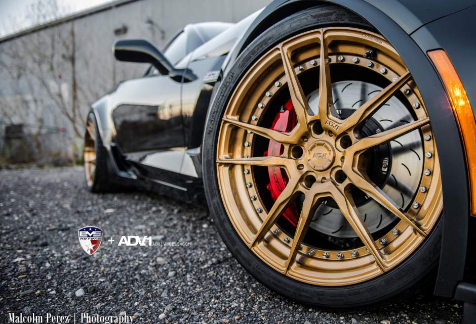 photo 1 Chevrolet Corvette Stingray custom wheels ADV.1 5.2 MV2 CS 19x10.5, ET , tire size X R19. 20x12.0 ET 